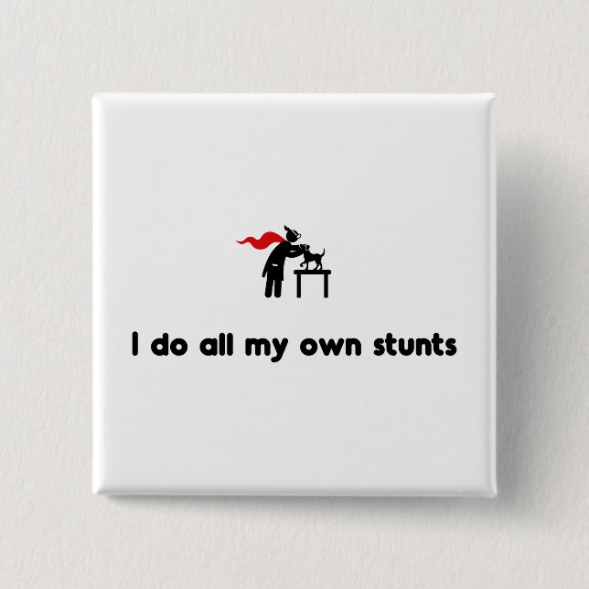 Veterinary Hero 2 Inch Square Button (Front)