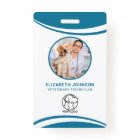 Veterinary Hospital Employee Photo ID Badge
