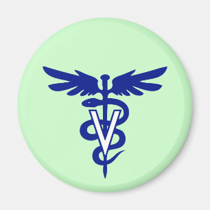 veterinary logo 4 magnet