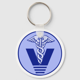 veterinary logo 5a keychain