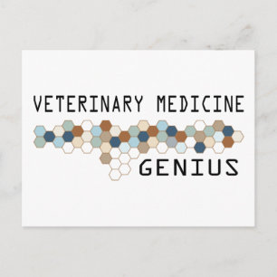 Veterinary Medicine Genius Postcard