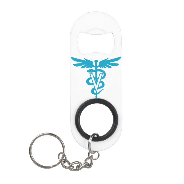 Veterinary Medicine Keychain Bottle Opener (Front)
