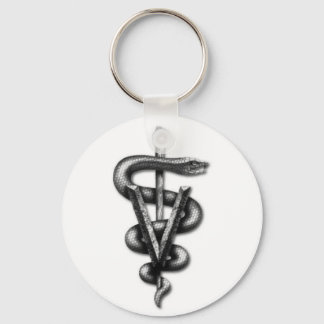 Veterinary Medicine Logo Keychain