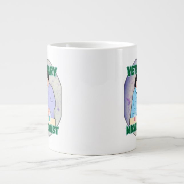 Veterinary Microbiologist – Lab Science Design Large Coffee Mug (Front)