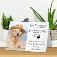 Veterinary Personalized Dog Pet Photo Veterinarian