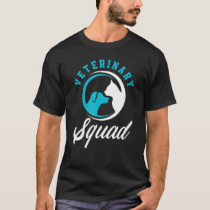 Veterinary Squad Funny Vet Tech Veterinarian Techn T-Shirt