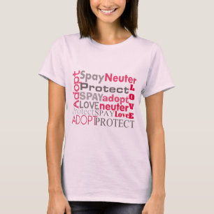 Veterinary T-shirts and Hoodies Spay Neuter Adopt