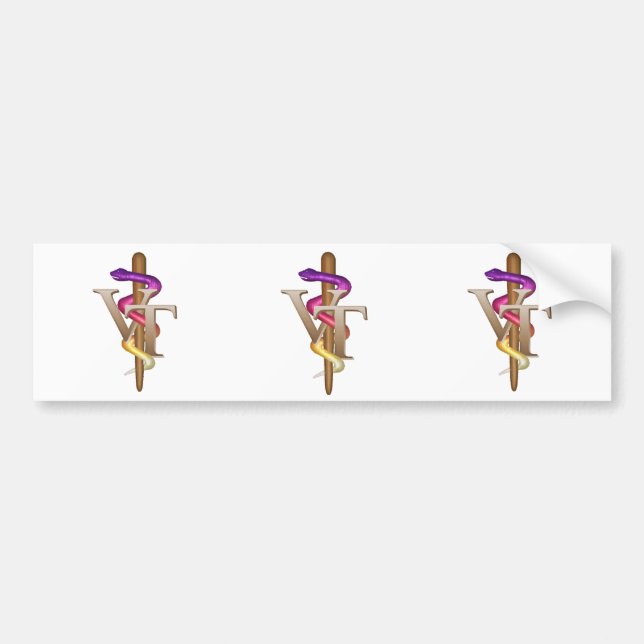 Veterinary Tech Bumper Sticker (Front)