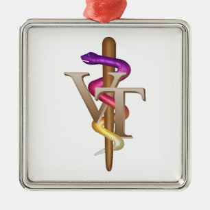 Veterinary Tech Metal Ornament