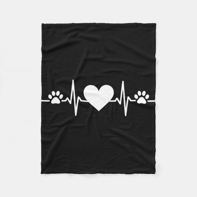 Veterinary technician animal love vet tech  fleece blanket (Front)