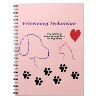 Veterinary Technician - Paw Prints on My Heart