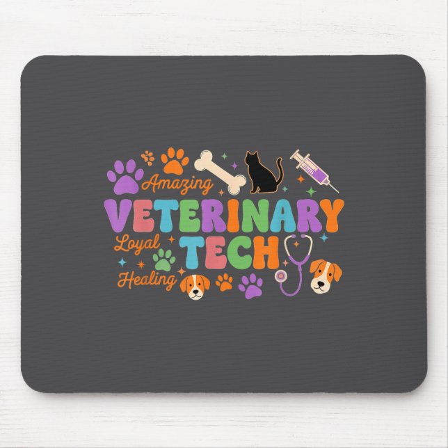 Veterinary Technician - Vet Tech Veterinarian Appr Mouse Pad (Front)