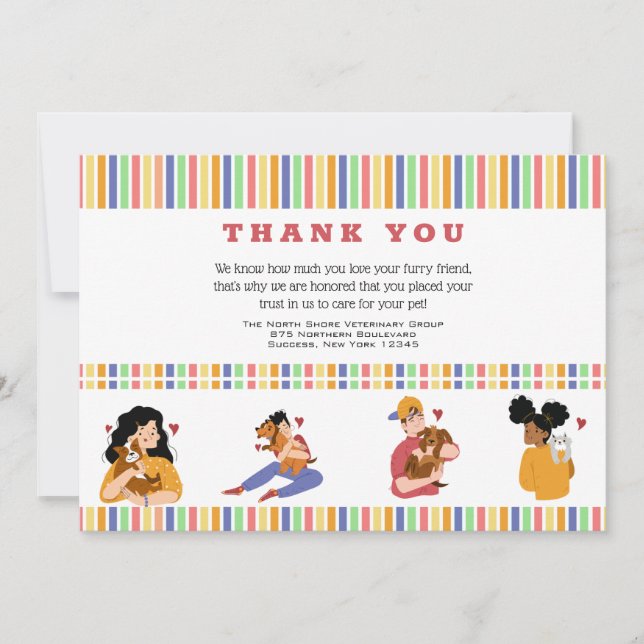 Veterinary Thank You Cards (Front)