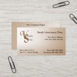 Veterinary Veterinarian Business Card