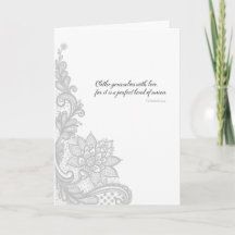 Vêtez-vous avec amour - Carte de voeux pliée