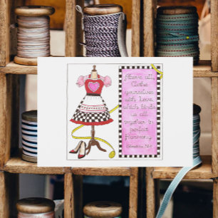 Vêtez-vous en amour Carte postale Inspirative