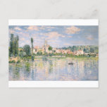 Vetheuil in Summer by Claude Monet Postcard<br><div class="desc">Oscar-Claude Monet (UK: /ˈmɒneɪ/, US: /moʊˈneɪ, məˈ-/, French: [klod mɔnɛ]; 14 November 1840 – 5 December 1926) was a French painter and founder of impressionist painting who is seen as a key precursor to modernism, especially in his attempts to paint nature as he perceived it.[1] During his long career, he...</div>