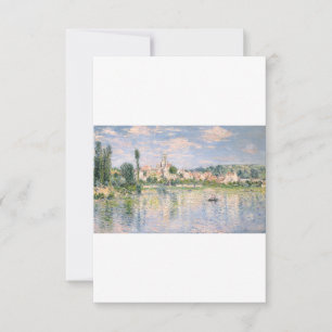 Vetheuil in Summer by Claude Monet Thank You Card