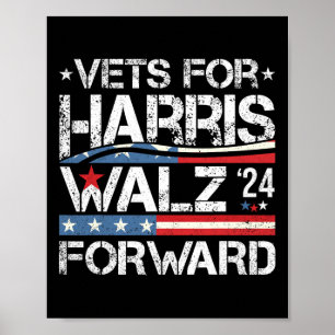 Vets For Kamala Harris Tim Wheimer Veterans For Ha Poster
