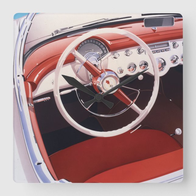 Vett Square Wall Clock (Front)