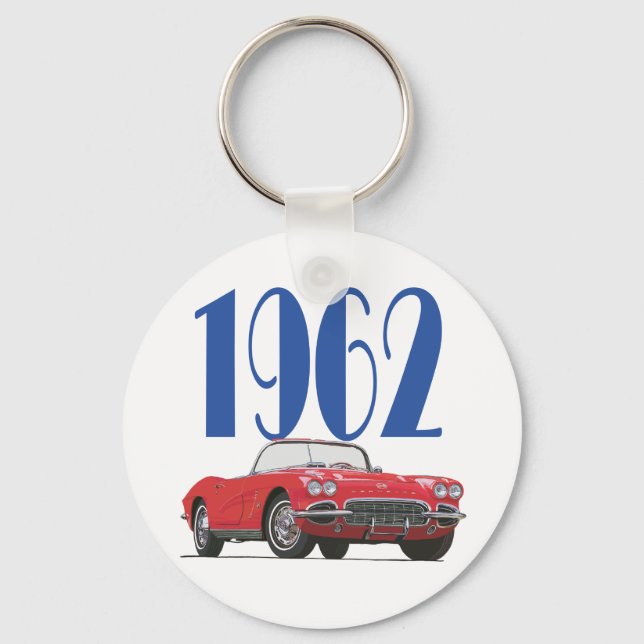 Vette62 Keychain (Front)