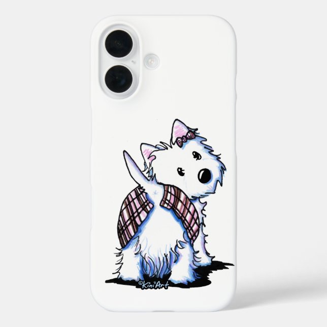Vêtu De Tuer Westie Coque-Mate coque iphone (Verso)