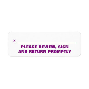"VEUILLEZ CONSULTER, SIGNER ET RETOURNER RAPIDEMEN