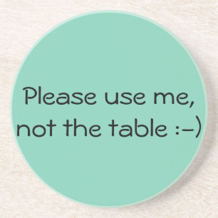 Veuillez m'employer, dessous de verre