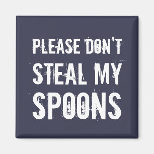 Veuillez ne pas voler mon aimant de cuillères