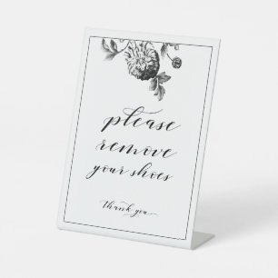 Veuillez retirer votre signe de chaussures