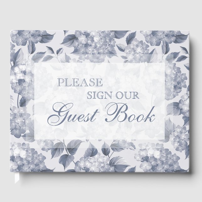 Veuillez signer notre livre d'hôtes. Chic Floral. (Recto)