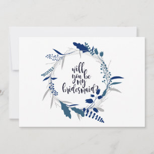 Veux-tu être ma demoiselle d'honneur ? invitation