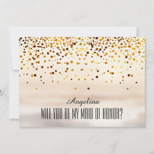 Veux-tu être ma DEMOISSELLE D'HONNEUR ? Invitation
