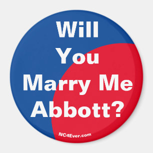 Veux-Tu M'Épouser Abbott ? Magnet
