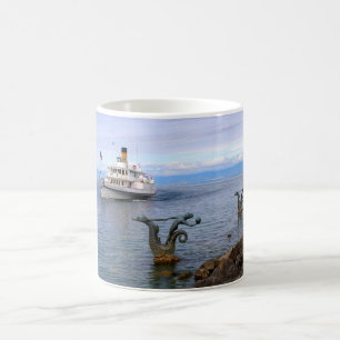Vevey Paddle boat, Lake Geneva Coffee Mug