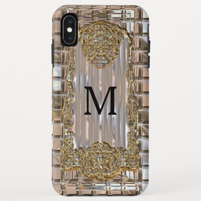 Vex  Art Deco Monogram Case-Mate iPhone Case (Back)