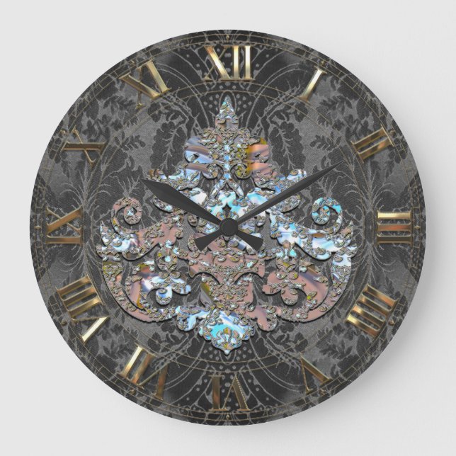 Veyla Joy Elegant Goth Large Clock (Front)