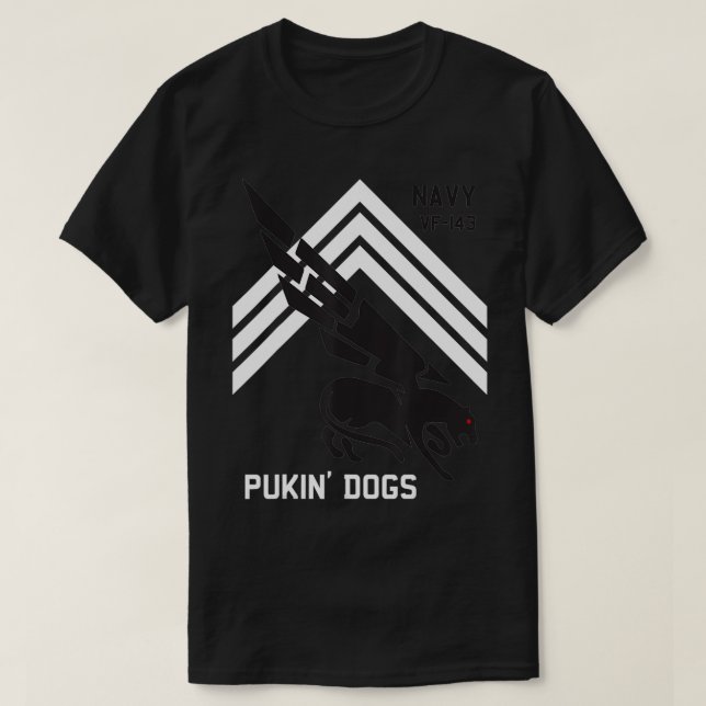 VF143 PUKIN DOGS SANS REPROACHE  T-Shirt (Design Front)