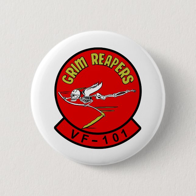 VF-101 Grim Reapers 2 Inch Round Button (Front)