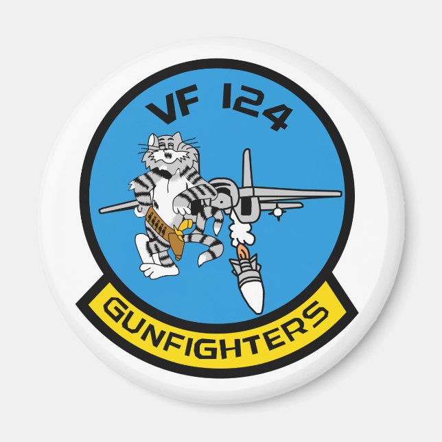VF-124 Gunfighters Sticker Magnet (Front)