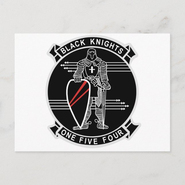VF-154 Black Knights Postcard (Front)
