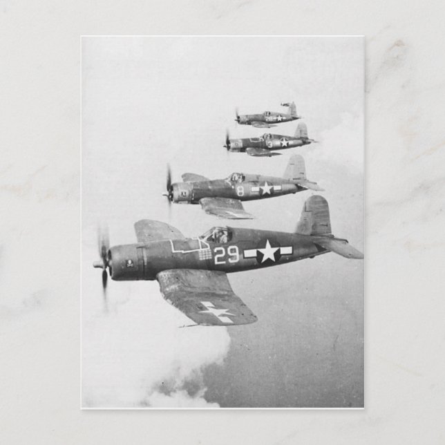 VF-17 F4U4 CORSAIRS POSTCARD (Front)