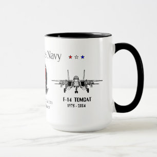 VF-211 'Checkmates'  - F-14 Tomcat Sq. Mug