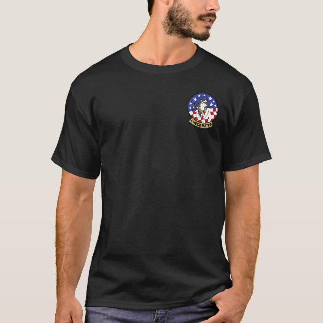 vf-211 checkmates T-Shirt (Front)