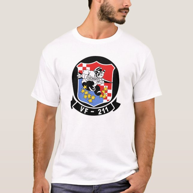 VF-211 Fighting Checkmates T-Shirt (Front)