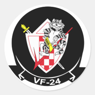 VF-24 Fighting Renegades Classic Round Sticker