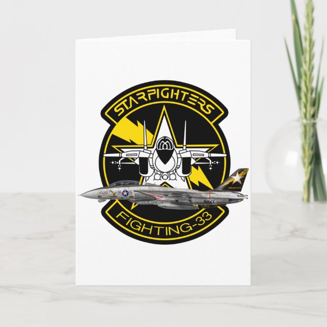 VF-33 Starfighters F-14 トムキャット VF-33 ターシアーズ Card (Front)