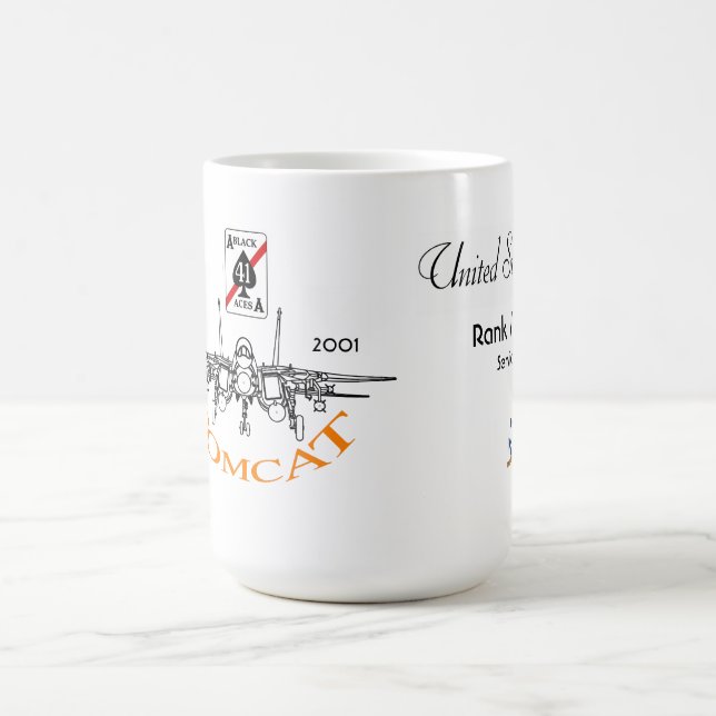 VF-41 Black Aces - F-14 Tomcat Coffee Mug (Center)
