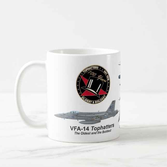 VFA-14 Tophatters 100 Years Mug (Left)
