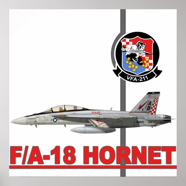 VFA-211 Checkmates Poster (Front)